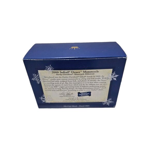 Hallmark Keepsake Ornament 2000 Softail Deuce Harley Davidson Motorcycle 2005 - Picture 2 of 5